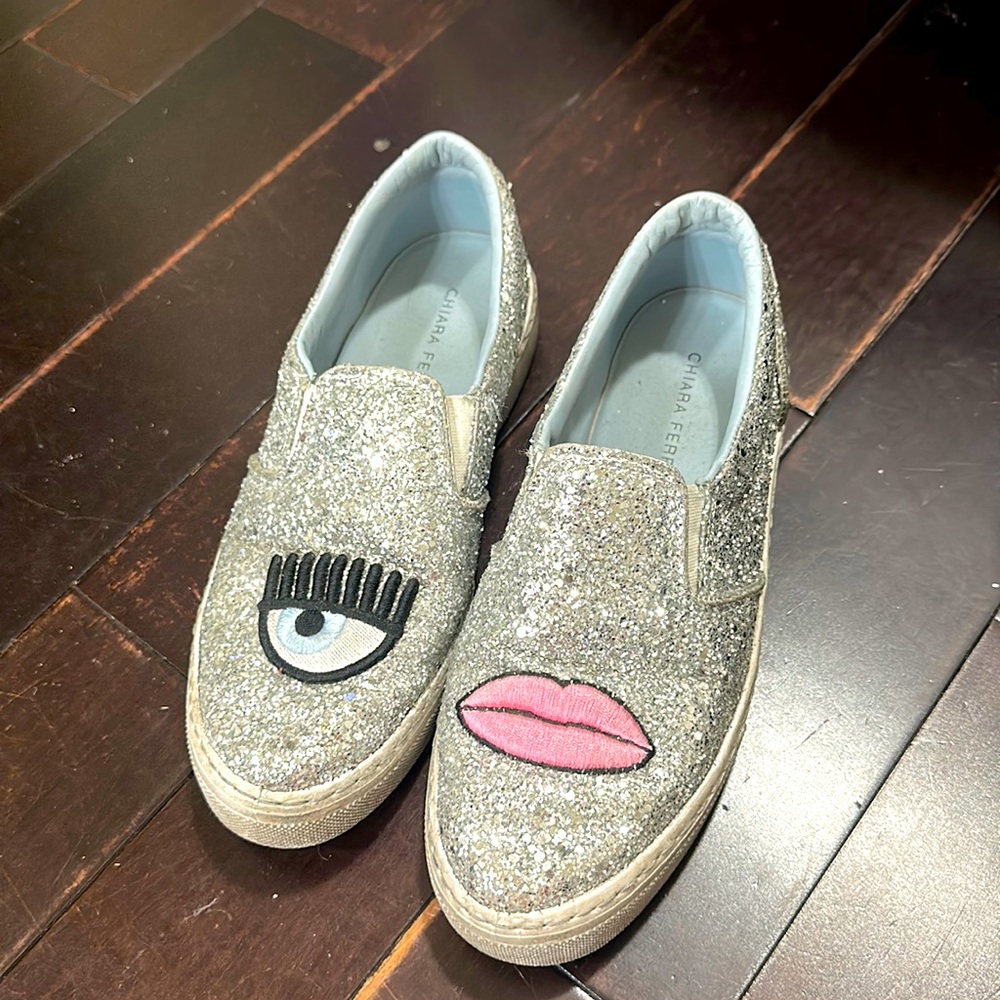 CHIARA FERRAGNI ITALIAN SLIP ON SNEAKERS